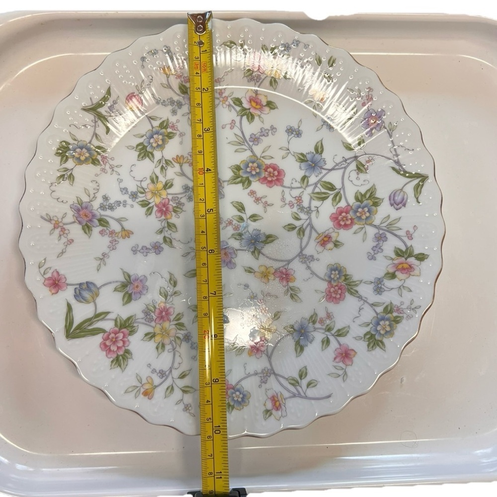 Andrea By Sadek Porcelain Cake Plate Server ,Three
Coffee Cups Tea Pot Set Of 7 - Picture 7 of 12